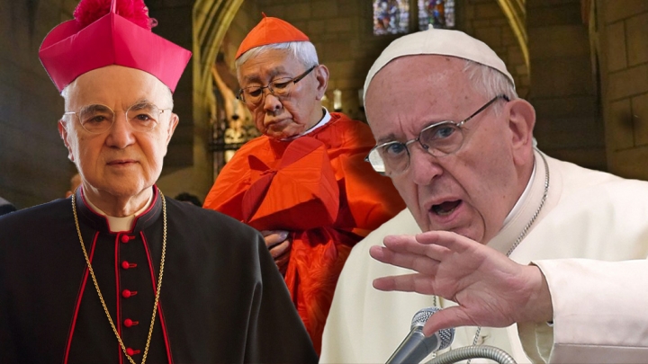 VIGANÒ’S DECLARATION on the arrest of His Eminence Cardinal Joseph Zen