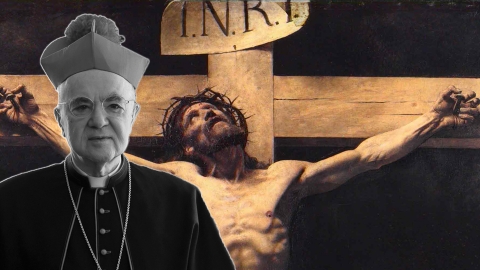 Carlo Maria Viganò: “To stand at the foot of the Cross, as we witness the Passion of the Church” – The Duty of Catholics today